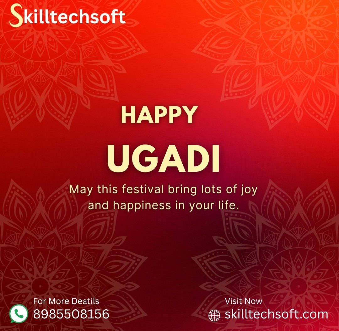 skilltechsoft's tweet image. Happy ugadi All