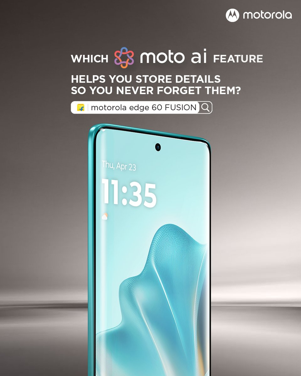 motorolaindia's tweet photo. Scroll, search &amp; score a chance to win the #MotorolaEdge60FUSION! 

Here’s how to play:

1️⃣ Head to Flipkart &amp; explore the product page! <https://t.co/fR5WLDLn5J>

2️⃣ Find the right answer hidden in the details. 🕵‍♂

3️⃣ Drop your answer in the comments below! 💬🎉 https://t.co/ouvuBeb65A