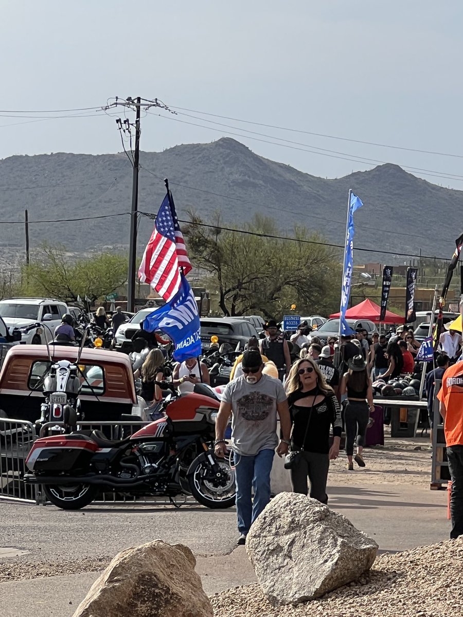 Bike week in AZ. People watching is so fun!