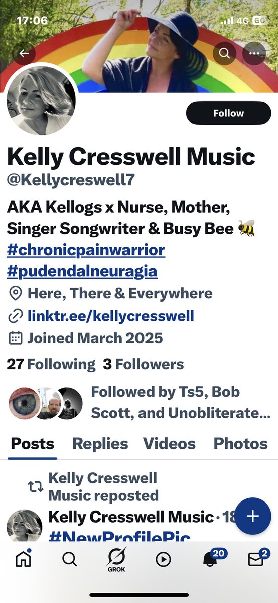Someone / a bot has created a profile that isn’t me 🙄🙄

If you’re following it for any reason please report it and block instead…I’ve reported it but any retweets of my post would be greatly appreciated x

Here’s the profile link:

x.com/kellycreswell7…