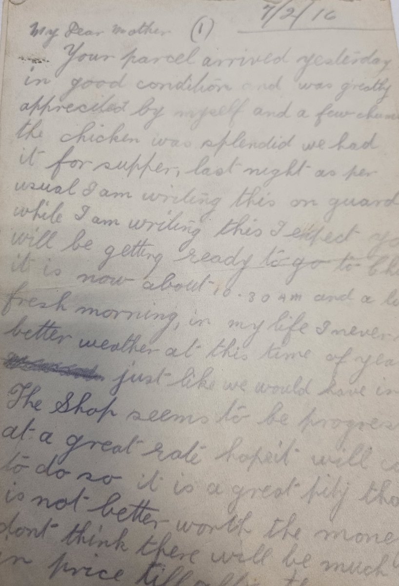 untoldthemuseum's tweet image. Happy Mother&apos;s Day to all the wonderful mums out there.  What we we do without you all ❤️
#mothersday #motherslove #SharedHeritage #untoldthemuseum #untoldstories #northirishhorse #thegreatwar
Image: Letter, John Graham E Squadron, North Irish Horse, to his mother 7 February 1916
