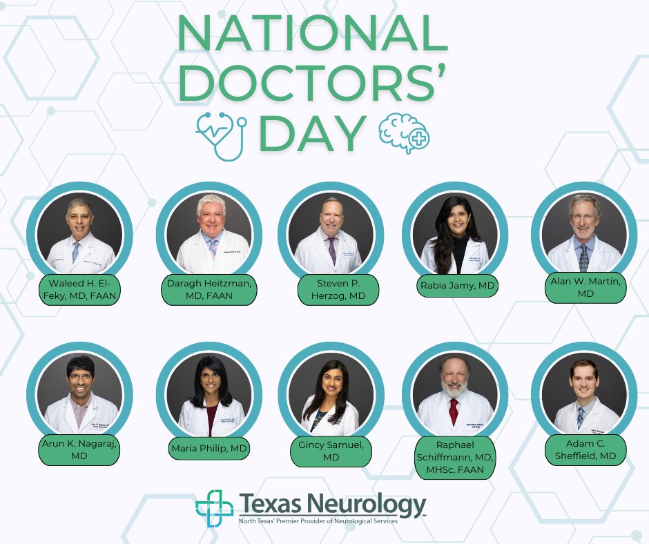 TexasNeurology's tweet image. Celebrating our doctors today and every day. We thank you for your relentless efforts and selfless service 🙌 You all are the real heroes! #DoctorsDay