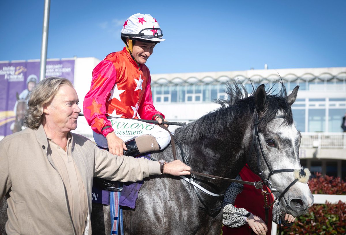 Leopardstown RC (@leopardstownrc) on Twitter photo DARK VIPER is finally first past the post after so many near misses 🏆🏇 The grey stayed on well to take the Legacy Wine Bar Handicap by 0.75L.
Congratulations to winning connections 🙌
T: <a href="/Jessica_Racing/">Jessica Harrington</a>
O: Dan Kiely
J: Shane Foley
B: Brightwalton Bloodstock Ltd DARK VIPER is finally first past the post after so many near misses 🏆🏇 The grey stayed on well to take the Legacy Wine Bar Handicap by 0.75L.
Congratulations to winning connections 🙌
T: <a href="/Jessica_Racing/">Jessica Harrington</a>
O: Dan Kiely
J: Shane Foley
B: Brightwalton Bloodstock Ltd