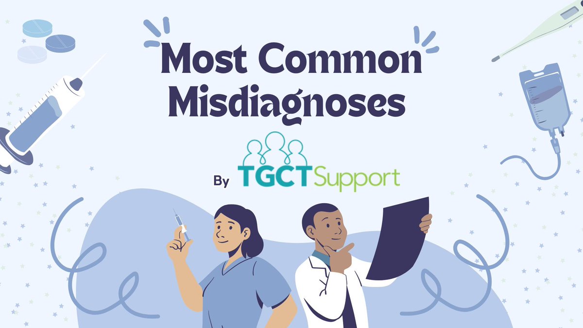 TGCTSupportorg's tweet photo. Patients with #TGCT often experience a long delay in diagnosis &amp; misdiagnoses. Some of the most common misdiagnoses are sports injuries, baker’s cysts, bursitis, synovial chondromatosis, synovial sarcoma and more. 

#TGCTstrong #TGCTWarrior https://t.co/SHcPx4MVE5