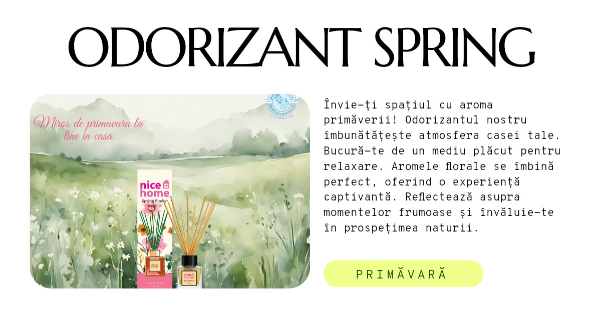 delphionline09's tweet image. Învie-ți spațiul cu aroma primăverii! Nice Home Spring Flower îți transformă casa într-un sanctuar al relaxării. Lasă natura să te inspire și să creeze amintiri plăcute la fiecare pas. #Aromaterapie #Odorizant #RelaxareCasă #PrimăvaraAcasă #NiceHome #DelphiOnline