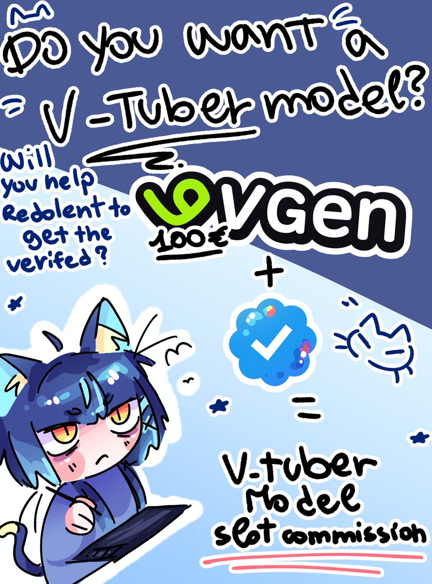 DO YOU WANT A VTUBER MODEL?

Help Redolent reach the verifed on #VGen 

#VGenComm #VGenChallenge #vtuber #vtuberita #vtubermodel #Commission 

vgen.co/redolentbulb