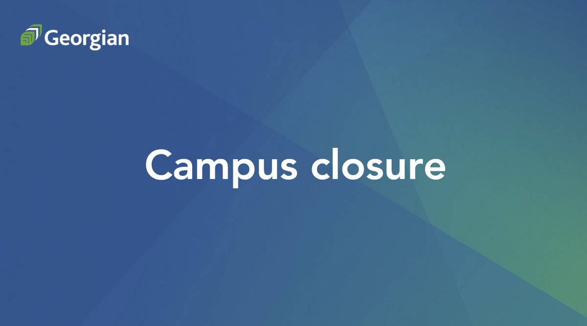 Due to power outages, the Barrie Campus, downtown Barrie (Ross Street), Midland, Muskoka, Orangeville, Orillia and South Georgian Bay campus locations are closed today – March 30, 2025.