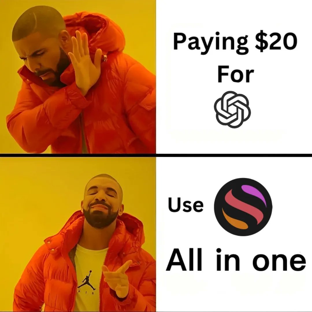 AIwithGhotai's tweet photo. Stop paying $20 for ChatGPT every month. 

I just found an all-in-one AI tool that's 10x better and cheaper!

 Here's how to use it↓ https://t.co/ZIUOCTRZMJ
