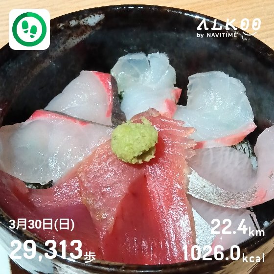 sysmtp's tweet image. 3月30日は29313歩 歩きました❗🚶
また結構歩いてる…！ご飯がやたら嬉しかったもんなあ
#ALKOO
static.cld.navitime.jp/walkingapp-sto… #ALKOOで歩こう