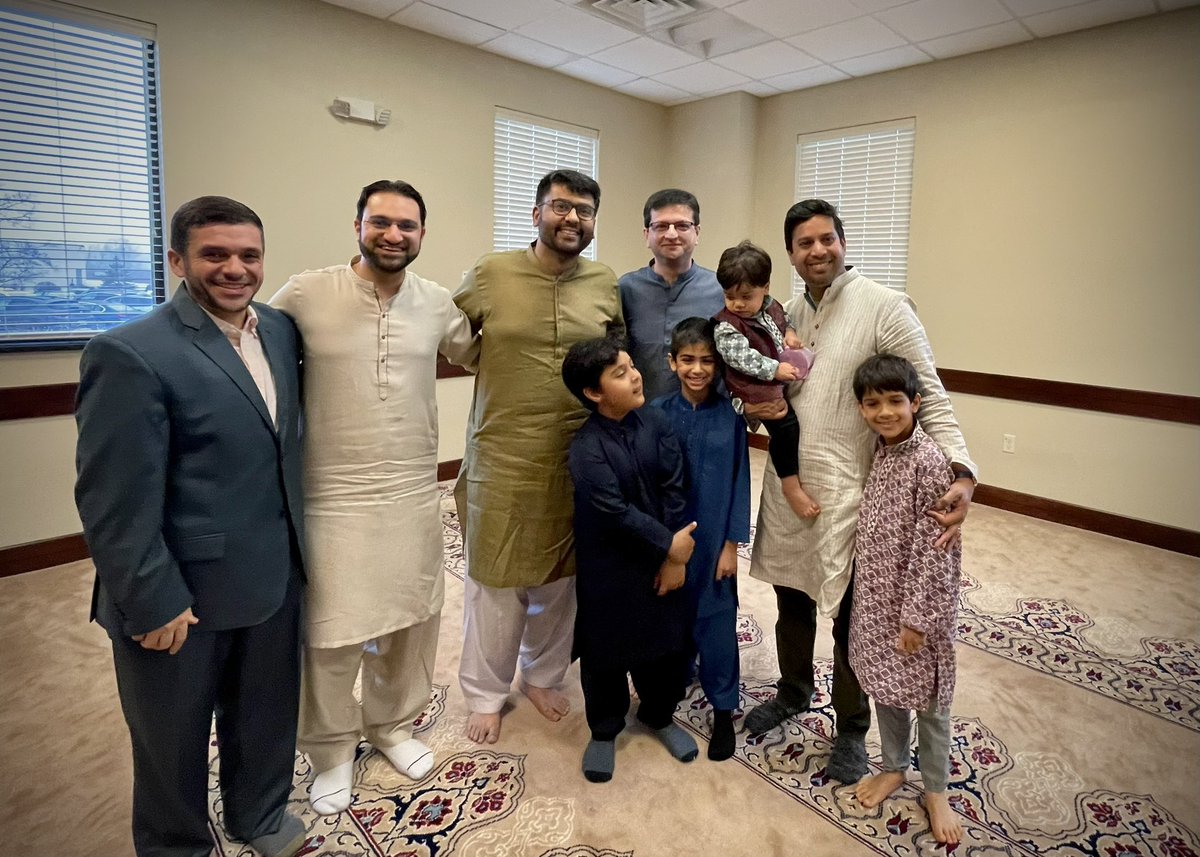 Eid Mubarak to those celebrating from <a href="/MedicalCollege/">Medical College of Wisconsin</a> <a href="/MCWCancerCenter/">MCW Cancer Center</a> Hematology Oncology Group 🌙🕌💙 <a href="/gulrayzahmed/">Gulrayz Ahmed</a> <a href="/sameem_abedin/">Sameem Abedin</a>