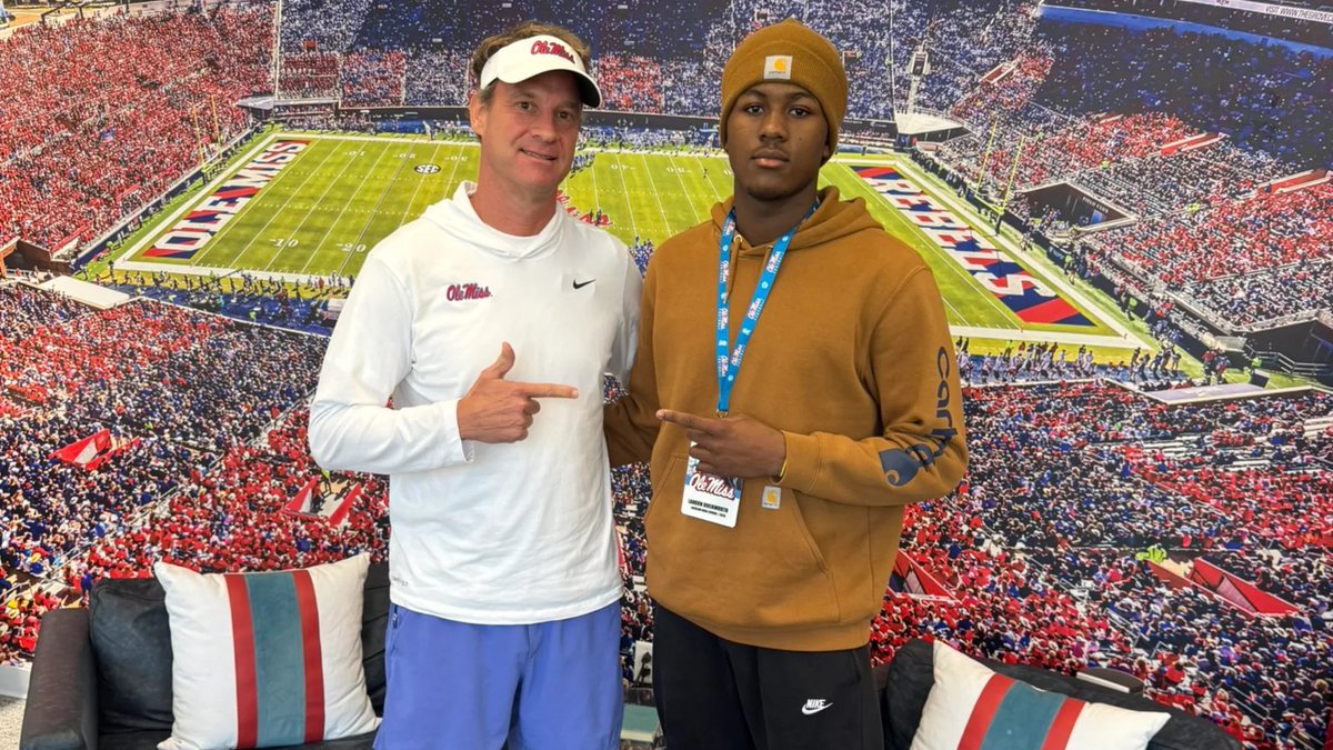 Lane Kiffin and the Ole Miss Rebels are "trending at the top" for the No. 6 rated quarterback in America: Landon Duckworth.

The coveted Jackson (Ala.) star is fresh off of a multi-day visit to Oxford this week.

The Buzz on Duckworth: si.com/college/olemis…