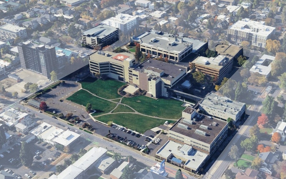 Latest post from SW Oregon Architect Emeritus: Reimagining the PeaceHealth University District Campus. PeaceHealth's recent announcement to sell, lease, or redevelop its UD campus presents a significant opportunity for Eugene. sworegonarchitect.blogspot.com/2025/03/reimag…