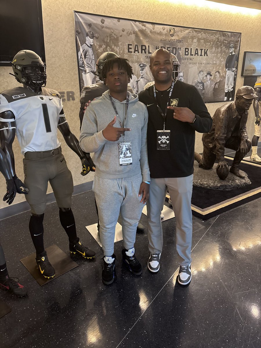 Jayden Williams (@jayw_1) on Twitter photo thank you <a href="/CoachASmith3/">Aaron Smith</a> and the rest of the <a href="/ArmyWP_Football/">Army Football</a> staff for welcoming me this weekend , can’t wait to get back on campus for the spring game !! thank you <a href="/CoachASmith3/">Aaron Smith</a> and the rest of the <a href="/ArmyWP_Football/">Army Football</a> staff for welcoming me this weekend , can’t wait to get back on campus for the spring game !!
