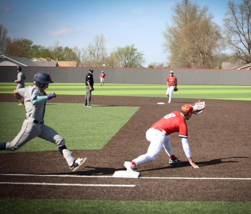 Deacon2026's tweet photo. Batting .423 on the season so far. Solid defense on 1B. 2 and 0 on the mound. Work never stops. https://t.co/k4XMQExuGv