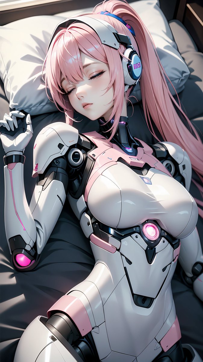 RobotGirlMania's tweet image. 久しぶりにモモちゃんの寝顔。
#AIアンドロイドの彼女