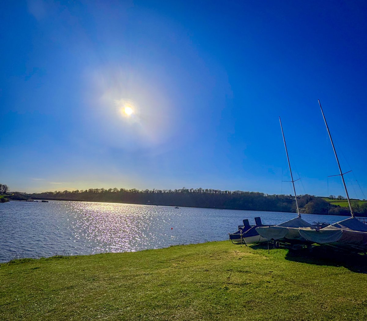 Mother’s Day walk around <a href="/LlandegfeddLake/">Llyn Llandegfedd Lake</a> 🌷☀️ <a href="/ThePhotoHour/">#ThePhotoHour</a> <a href="/S4Ctywydd/">S4C Tywydd</a>