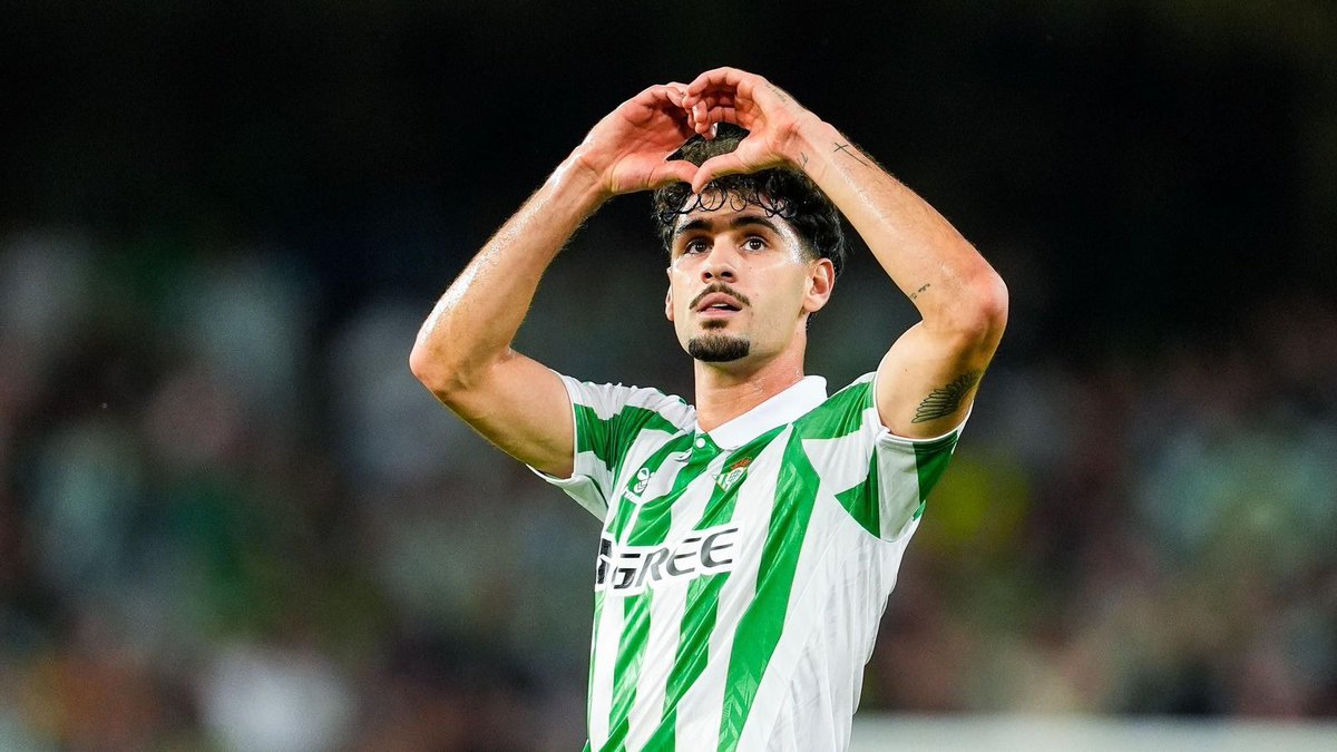 #DATO Johnny Cardoso es TALISMÁN.

El <a href="/RealBetis/">Real Betis Balompié 🌴💚</a> siempre ganó cuando marcó Johnny (3/3)