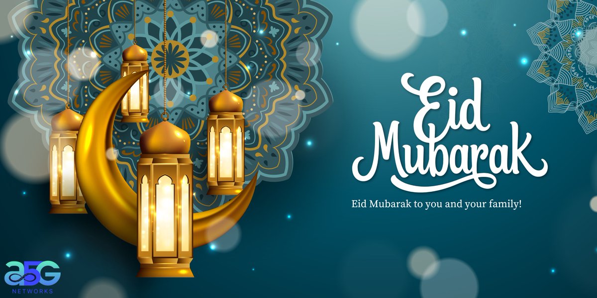 Eid Mubarak from <a href="/A5gNetworks/">A5G Networks</a>  !

Wishing everyone a joyful and blessed Eid al-Fitr filled with peace, love, and togetherness. May this special occasion bring happiness to you and your families!

#A5gnetworks #EidMubarak #Gratitude #FestiveSpirit #A5gnet