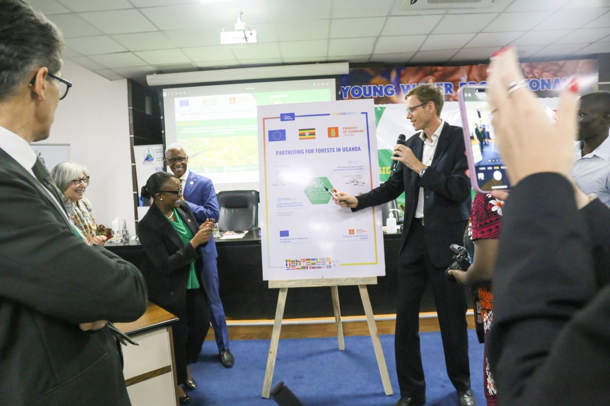 Crime: 
Head of the United Nations Office on Drugs and Crime in Uganda <a href="/UNODC/">UN Office on Drugs & Crime</a> <a href="/LesaNyambe/">Sharon Lesa Nyambe</a> says, "Illegal logging, is a highly profitable global crime worth USD 51–152 billion annually driving this devastation while also fueling other illicit activities, such as corruption.