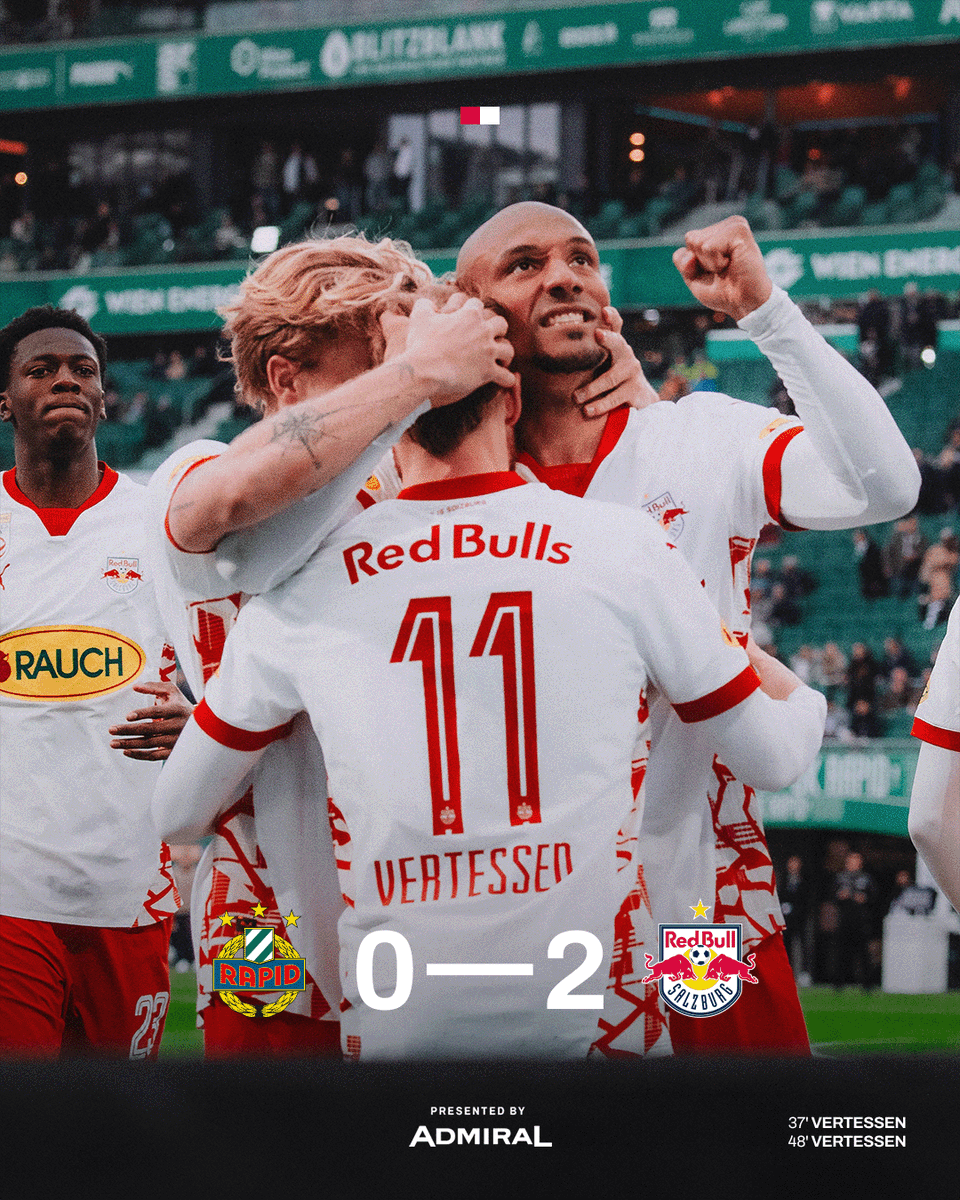 RedBullSalzburg's tweet photo. AUSWÄRTSSIEEEEEEG ❤️‍🔥

#SCRRBS 🔴⚪️ https://t.co/HZ2e1h3jEY