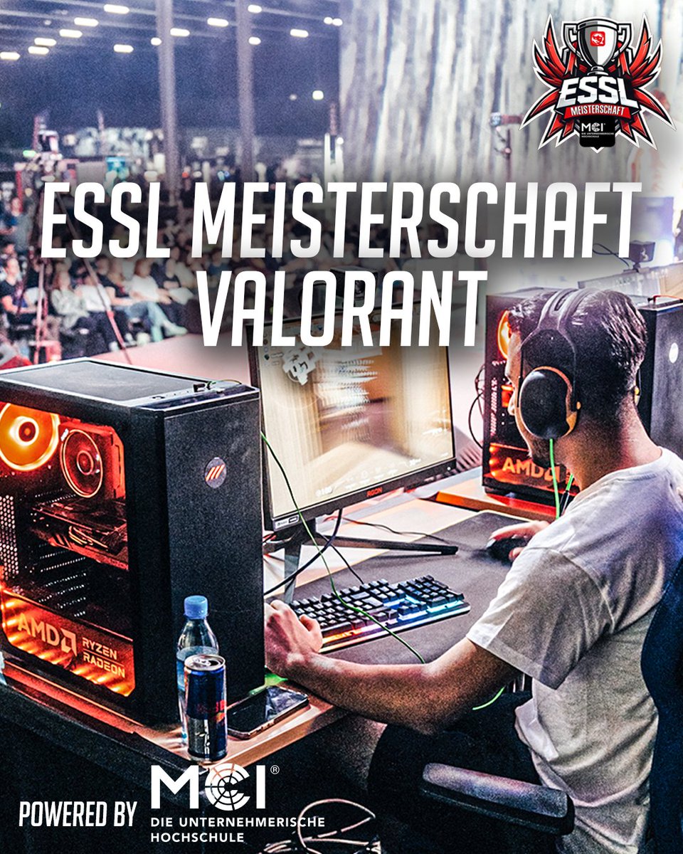 esportschoolleague (@essl_games) on Twitter photo Die ESSL Valorant Meisterschaft: powered by @mcinnsbruck steht bevor! 🏆Zeigt euer Können, holt euch den Sieg und kämpft um 2500€ Preisgeld! 💰mit großem Finale bei <a href="/levelupsalzburg/">LEVEL UP - The Gaming Festival</a>
📅 Anmeldestart: 30.3.
🎮 Turnier-Opening: 2.5.
Bist du bereit? Die ESSL Valorant Meisterschaft: powered by @mcinnsbruck steht bevor! 🏆Zeigt euer Können, holt euch den Sieg und kämpft um 2500€ Preisgeld! 💰mit großem Finale bei <a href="/levelupsalzburg/">LEVEL UP - The Gaming Festival</a>
📅 Anmeldestart: 30.3.
🎮 Turnier-Opening: 2.5.
Bist du bereit?