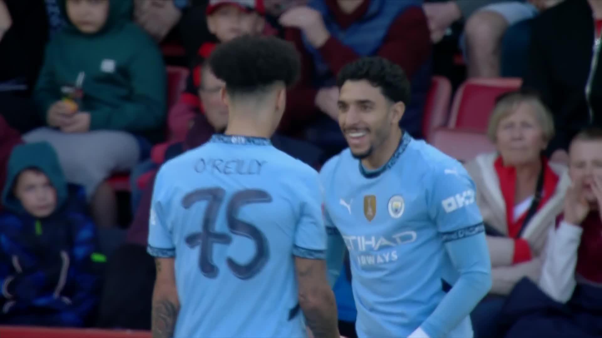 Omar Marmoush with the finish for @ManCity 🇪🇬He's been on the pitch for less than 2 minutes 🤯#EmiratesFACup