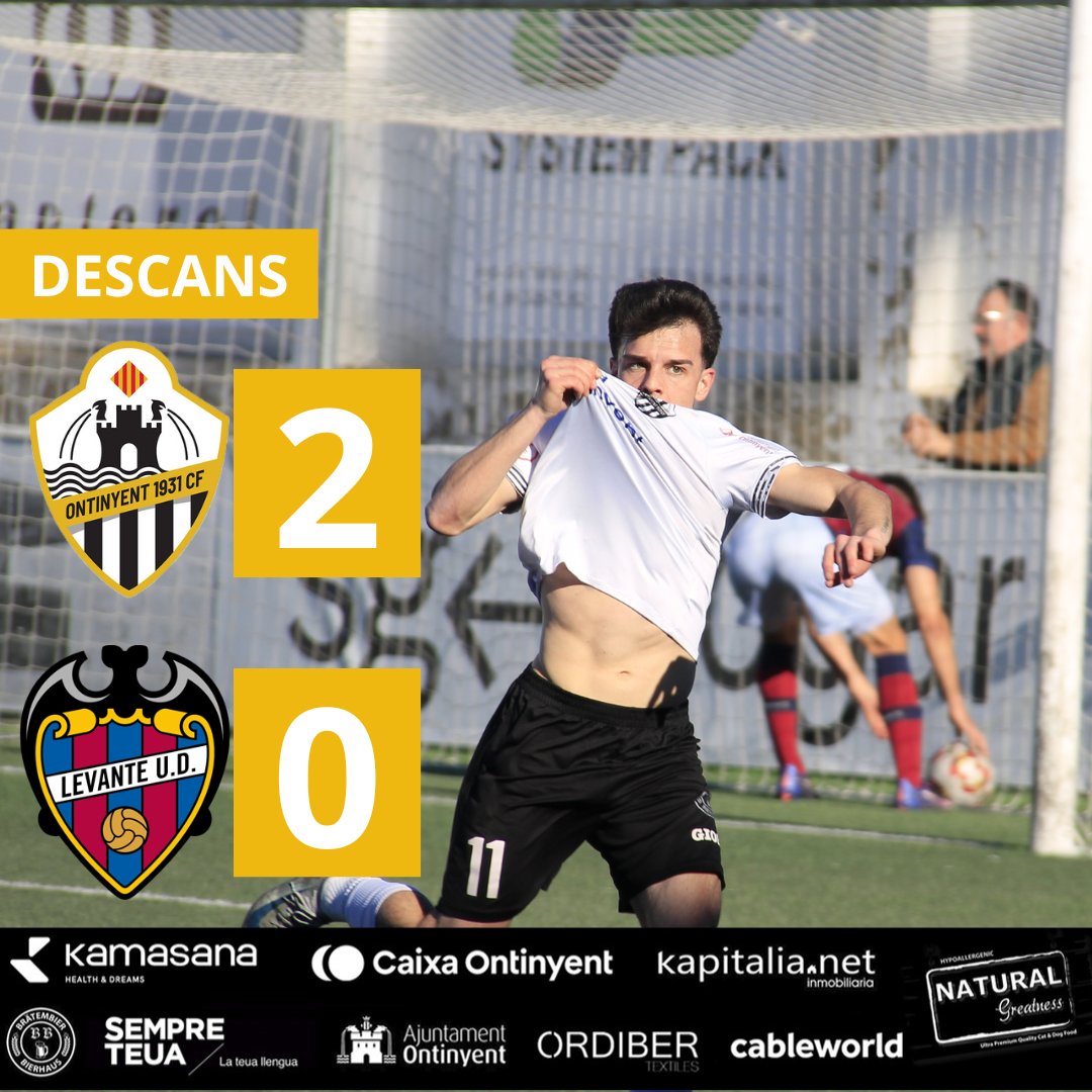 Ontinyent 1931 CF (@ontinyent1931cf) on Twitter photo ⚫⚪ 2-0 🔵🔴 | ⌚DESCANS
Quina gran primera part de tots! Espectacular l'Ontinyent, dominant, creant perill i segur en defensa. Toca seguir, vinga Ontinyeeeeent!
⚽ Pablo Francés i <a href="/pablo151293/">Pablo1093®</a>
#tercerarfef #ontinyent1931atleticolevante ⚫⚪ 2-0 🔵🔴 | ⌚DESCANS
Quina gran primera part de tots! Espectacular l'Ontinyent, dominant, creant perill i segur en defensa. Toca seguir, vinga Ontinyeeeeent!
⚽ Pablo Francés i <a href="/pablo151293/">Pablo1093®</a>
#tercerarfef #ontinyent1931atleticolevante