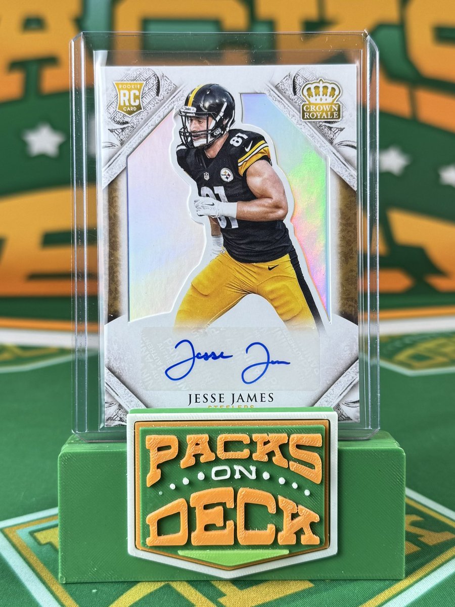 🚨GIVEAWAY🚨 

Jesse James Crown Royale Rookie Autographed Card /249

👀 How to Enter 👀

✅ Like/Retweet

✅ Must be following here &amp; <a href="/PacksOnDeck/">Packs On Deck</a> 

✅ Tag friends in the comments

Giveaway ends on 4/2/2025