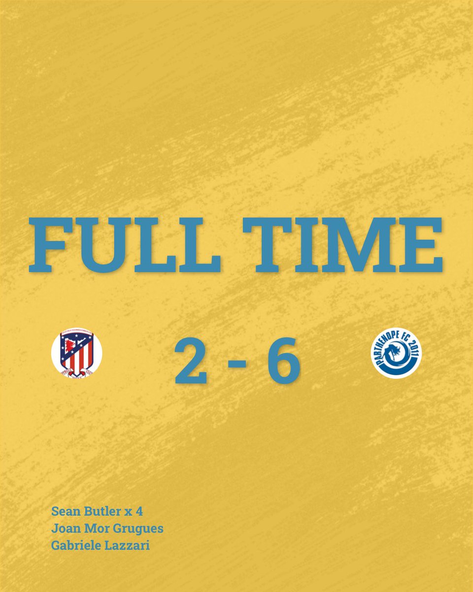 A stunning 6-2 win for the “Azzurri”, with the attack firing on all cylinders!Impressive approach, incredible team work secured us 3 massive pts, relegation still looming, might not be enough to save our season!The fight isn’t over yet <a href="/SouthernSunday/">Southern Sunday Football League</a> #ForzaParthenopeFcSempre🧜🏻‍♀️💙
