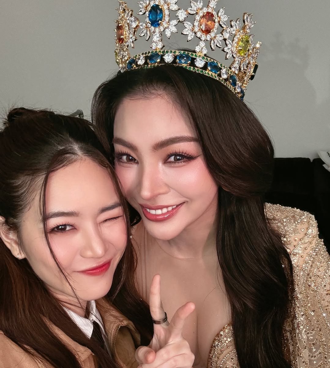 The affection Apple has for Faye is beautiful to see.

<a href="/malisorn00/">Faye Malisorn</a> 

#MGIxFaye1stFanMeeting #FayePeraya