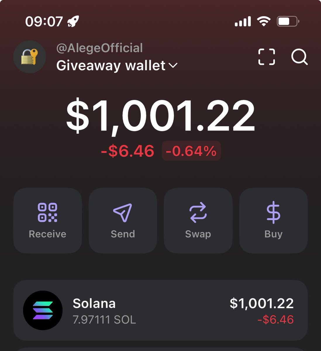 🅰️lege-Official^₿💎 (@alegeofficial) on Twitter photo 🚨WIN $10 SOL for FREE🚨
All you need to do is this👇
~ Follow - <a href="/AlegeOfficial/">🅰️lege-Official^₿💎</a> & @Usury_Finance
~ JOIN DISCORD - discord.com/invite/gJyDgdCC
~ Like & Repost this GIVEAWAY
~ Tag just 3 friends
~ Drop a screenshot proof in comment
~ Drop your SOL addy alongside
Anybody can 🚨WIN $10 SOL for FREE🚨
All you need to do is this👇
~ Follow - <a href="/AlegeOfficial/">🅰️lege-Official^₿💎</a> & @Usury_Finance
~ JOIN DISCORD - discord.com/invite/gJyDgdCC
~ Like & Repost this GIVEAWAY
~ Tag just 3 friends
~ Drop a screenshot proof in comment
~ Drop your SOL addy alongside
Anybody can