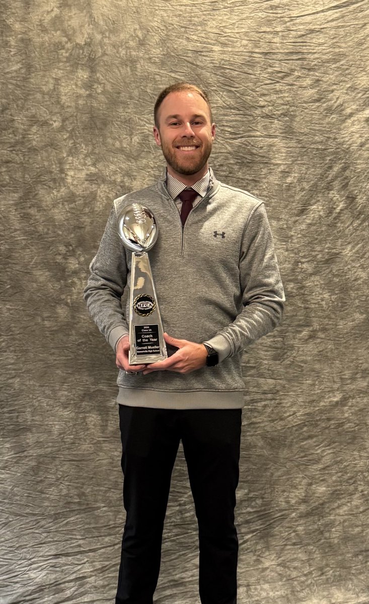 Garrett Mueller (@shscoachmueller) on Twitter photo Honored to be recognized by the <a href="/mfca_now/">MFCA-The Keepers of the Game</a> as the State Class AAA Coach of the Year‼️🏆
This is truly a STAFF recognition! Grateful to work with one of the most talented, dedicated and impactful collection of coaches there is. <a href="/StewieFootball/">Stewartville Football</a> #ProudCoach Honored to be recognized by the <a href="/mfca_now/">MFCA-The Keepers of the Game</a> as the State Class AAA Coach of the Year‼️🏆
This is truly a STAFF recognition! Grateful to work with one of the most talented, dedicated and impactful collection of coaches there is. <a href="/StewieFootball/">Stewartville Football</a> #ProudCoach