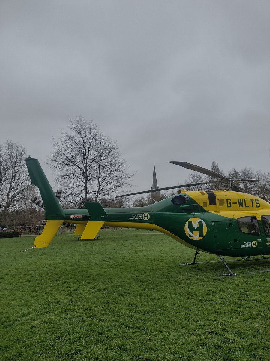 Wiltshire Freemasons are supporters of the Wiltshire and Bath Air Ambulance. Our Member Chris Egremont took these great photos when the helicopter attended a call to Salisbury. <a href="/pgm_pglwilts/">ProvGMWiltshire</a>