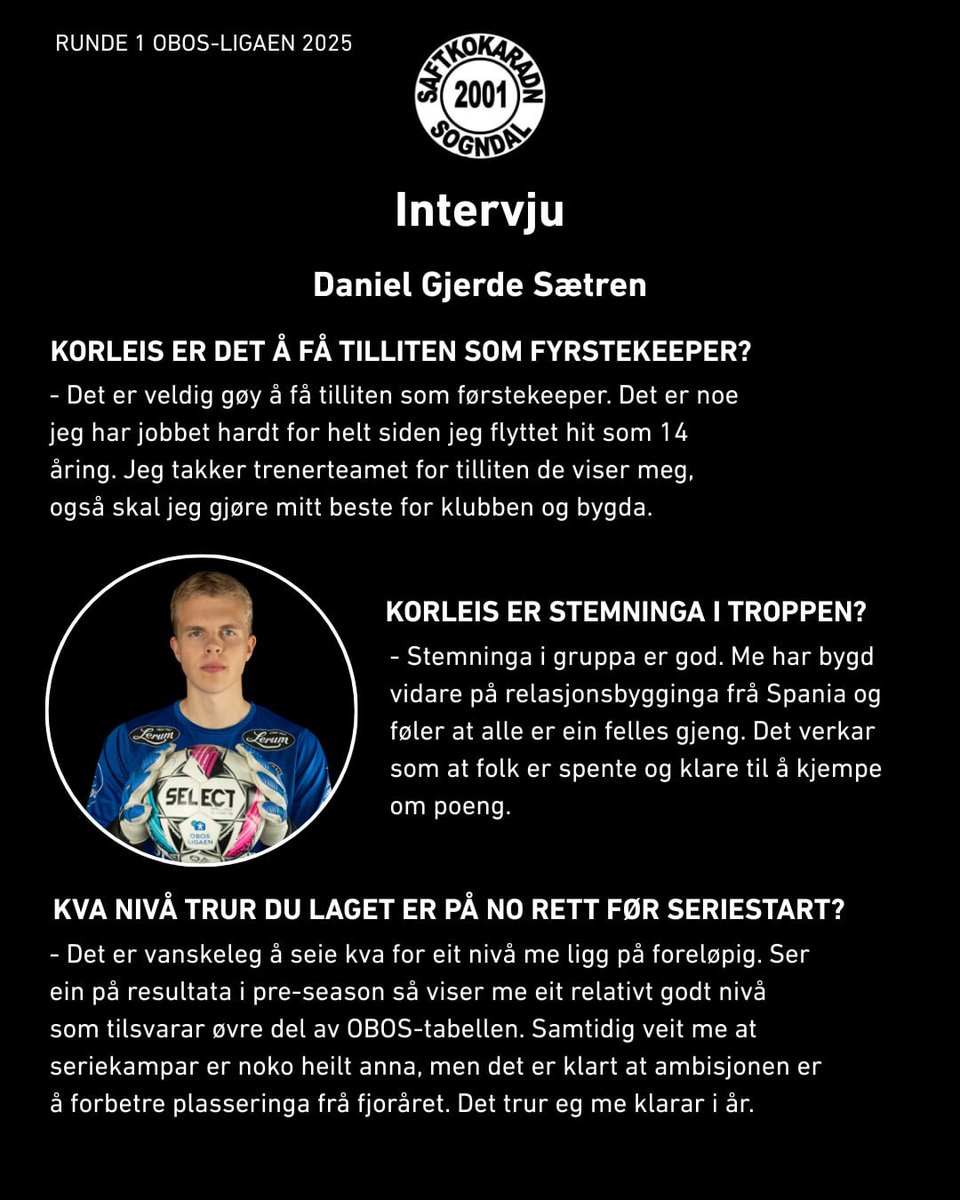 I SVART OG KVITT! I år vil me i Saftkokaradn lage eit digitalt kampprogram som skal leggast ut kvelden før kampdag. Dette prosjektet blir kalla «I svart og kvitt». Her vil ein sjå intervju med både spelarar, trenarar og andre personar som er engasjerte i Sogndal.