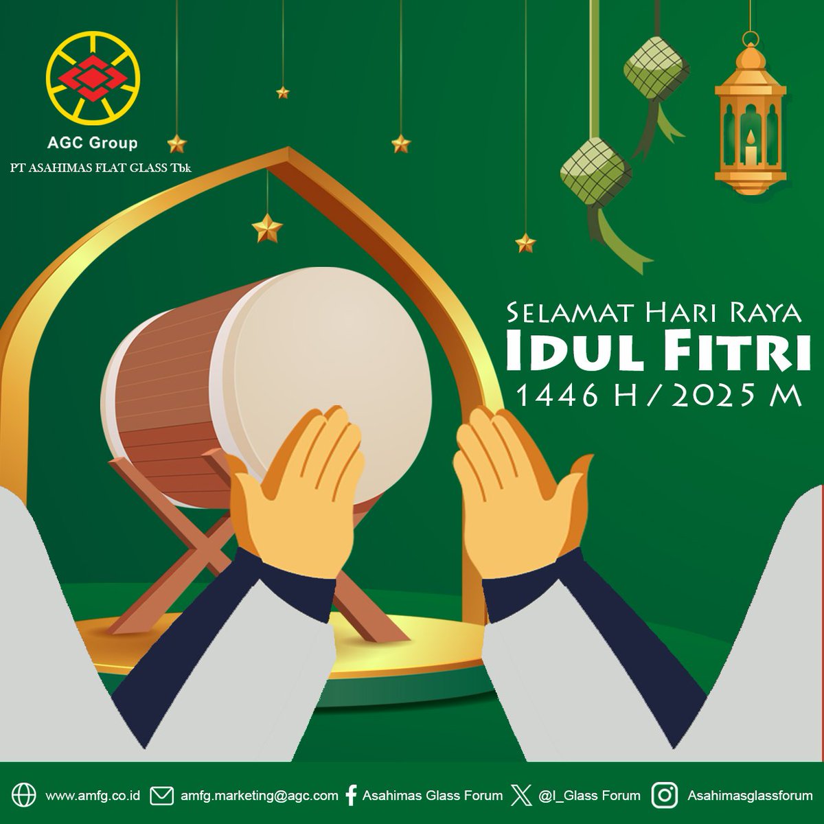 Selamat Hari Raya Idul Fitri 1446 H, mohon maaf lahir dan batin.