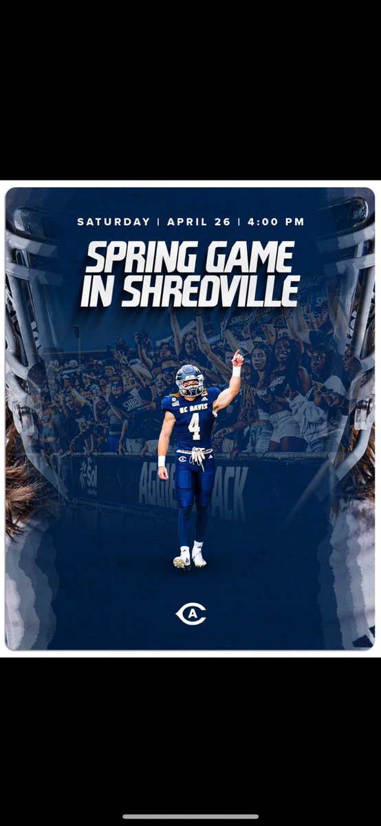 Thank you <a href="/WyattGardner23/">Wyatt Gardner</a> for the invite to UC Davis Jr day.  Looking forward to attending the spring game.
<a href="/CoachAmoako/">Coach Stephen Amoako</a> <a href="/CoachAJUSA/">Coach A.J., CSPC, CSNC, CPDS, CSAC, Military Vet</a> <a href="/_CoachFerrari/">Spencer Ferrari-Wood</a> <a href="/BrandonHuffman/">Brandon Huffman</a> <a href="/WeAreMVCFB/">Monte Vista Christian Football</a>