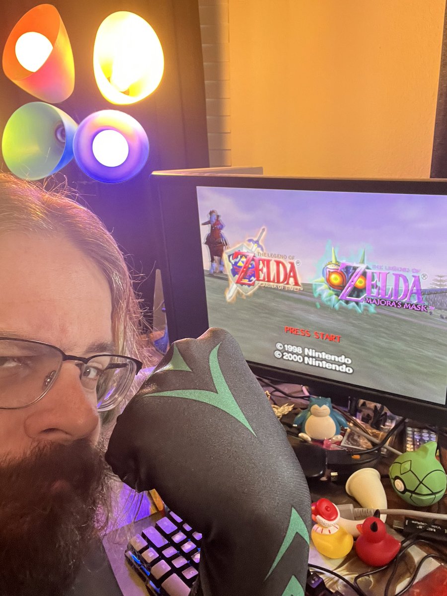Axialmatt's tweet image. The final day of anniversary week starts now. I’m only in costume for a little bit. Hopefully I’ll get the rest of the souls in the OoT x MM would hunt before I take it off. I definitely won’t there’s so many to get. Come hang out and say hi! twitch.tv/axialmatt