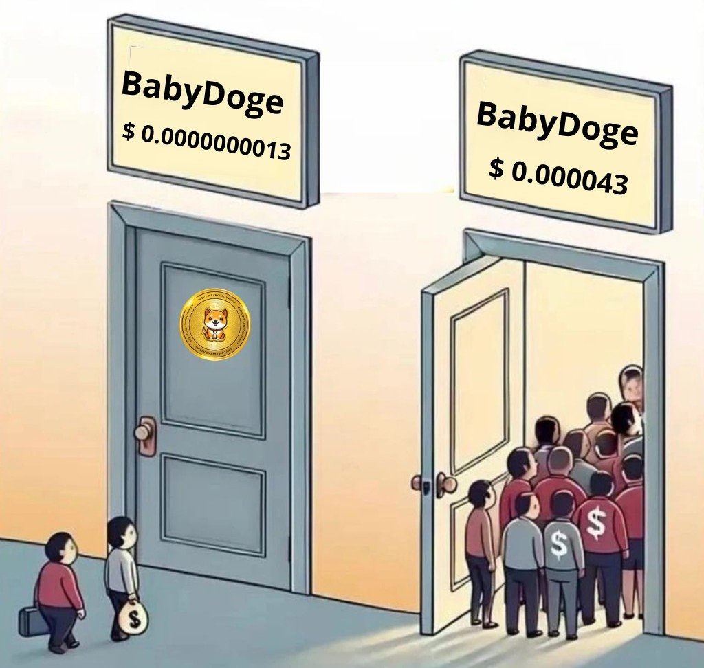 #BabyDoge 

Buy now !!!!

#Binance       #Coinbase