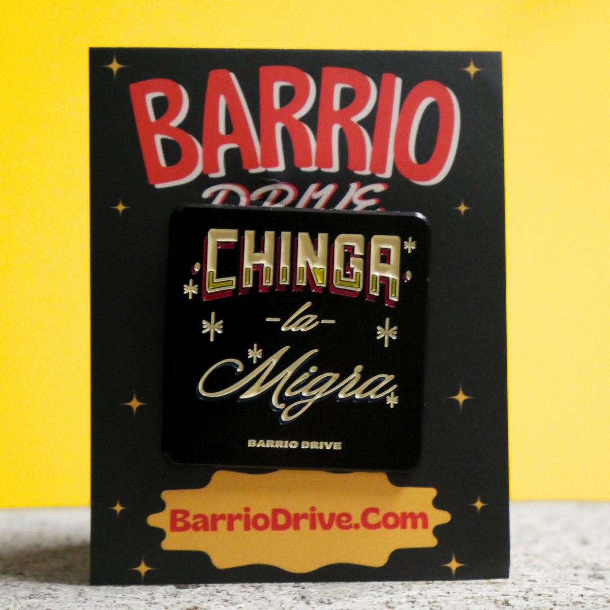 CHINGA LA MIGRA PINS ARE HERE 🥳 BarrioDrive.com