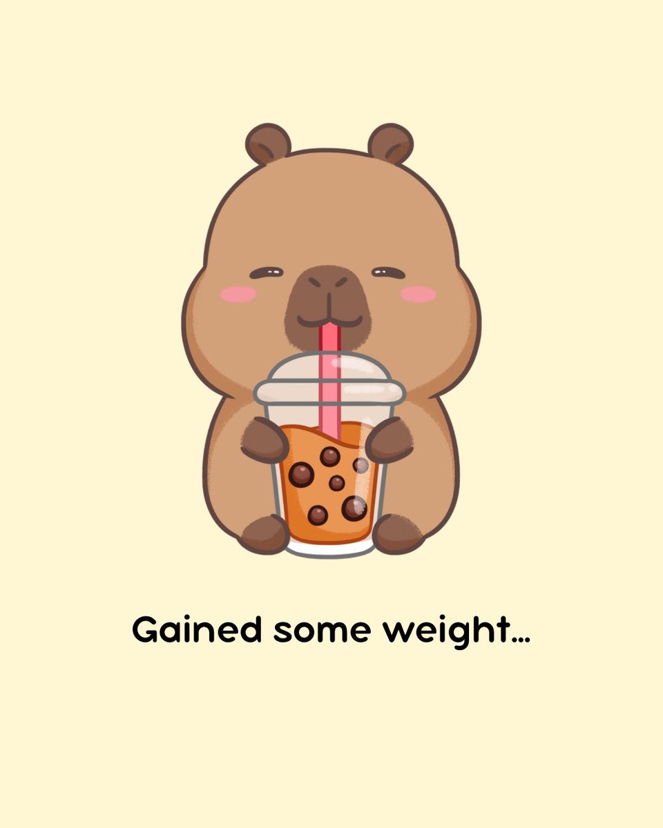 CapyFun's tweet image. Capy’s boba philosophy 🧋😄 #capybara #animals #capyfun #anime #viral #kawaii #cute #helenhwu #comic #ComicArt #boba