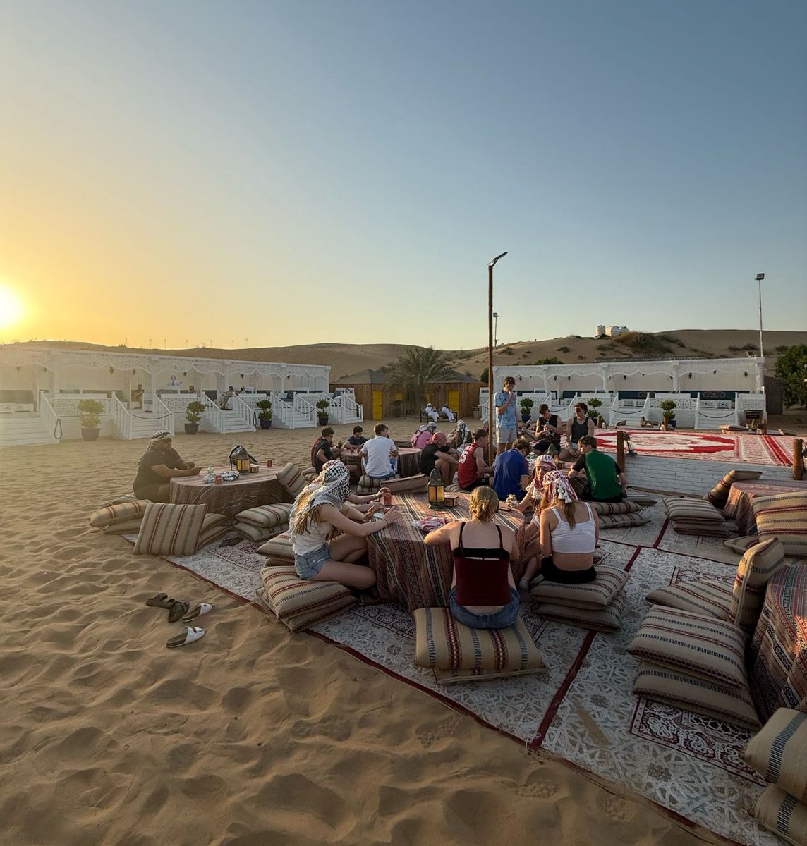 What an incredible cultural day in Dubai! Rode camels, tried sandboarding, explored Dubai Creek and the souks, and capped it all off with a thrilling 4x4 desert safari and BBQ. Excited for the T20 matches tomorrow!