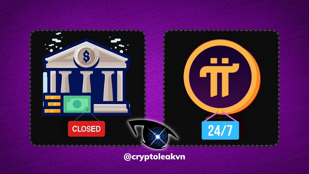 Pi Coin Never Sleeps – Unlike Banks! ⏳💰

🏦 Banks take weekends off, but Pi Coin works 24/7! No delays, no waiting—just instant, borderless transactions anytime, anywhere.

🚀 Why Pi is the Future of Payments?
✅ 24/7 Availability – No weekends, no holidays. Transactions are