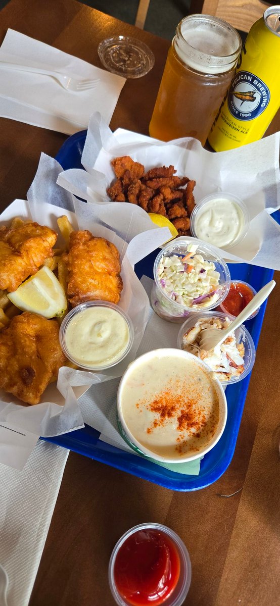 Day trip to Cannon Beach was the perfect excuse to load up on seafood

Clam strips, halibut &amp; chips, Dungeness crab, and chowder