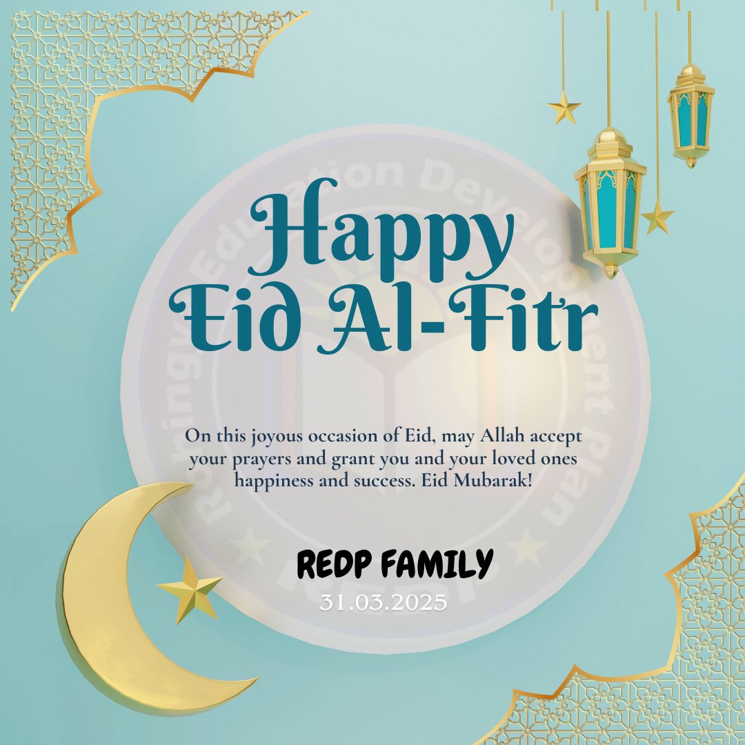 **"အိဒ်မြူဘာရက်! အလ္လာဟ်အရှင်မြတ်ရဲ့ ကောင်းချီးမင်္ဂလာတွေနဲ့ သင့်ဘဝပြည့်ဝပါစေ။ ပျော်ရွှင်ဖွယ်အိဒ်နေ့ဖြစ်ပါစေ!"** 

ကျောင်းသား/သူနှင့်ဆရာ/မများ