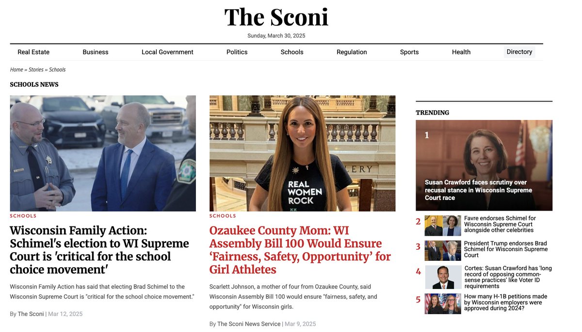 jnorcr's tweet image. So, when #MomsforLiberty&apos;s Scarlett Johnson posts a &quot;news&quot; story that features her anti-LGBTQ activism, she is careful not to draw attention to the fact it is generated by Metric Media&apos;s #pinkslime &quot;outlet&quot;, The Sconi. 
---
#Wisconsin #FakeNews #RightWingWatch