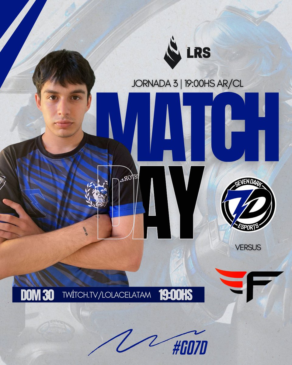 MATCH PICANTE 🌶️🥵 

🏆#LRS by <a href="/Lolacelatam/">Ligas regionales LATAM x ACE</a> 3era Jornada
🆚<a href="/Farenvehn/">FVN 🪽</a>
📺twitch.tv/lolacelatam
🕓19:00 🇦🇷/🇨🇱

#GO7D👊