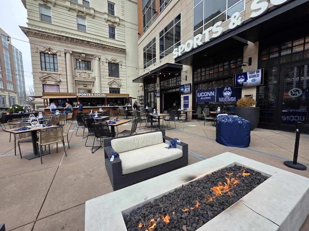 Let's goooo!  <a href="/UConnAlumni/">UConn Alumni</a> and <a href="/UConnHuskies/">UConn Huskies</a> pregame party begins at 2pm. Head on over Sports&amp;Social Allentown to join the fun before we cheer on <a href="/UConnMHOC/">UConn Men's Hockey</a> !! #huskiesforever