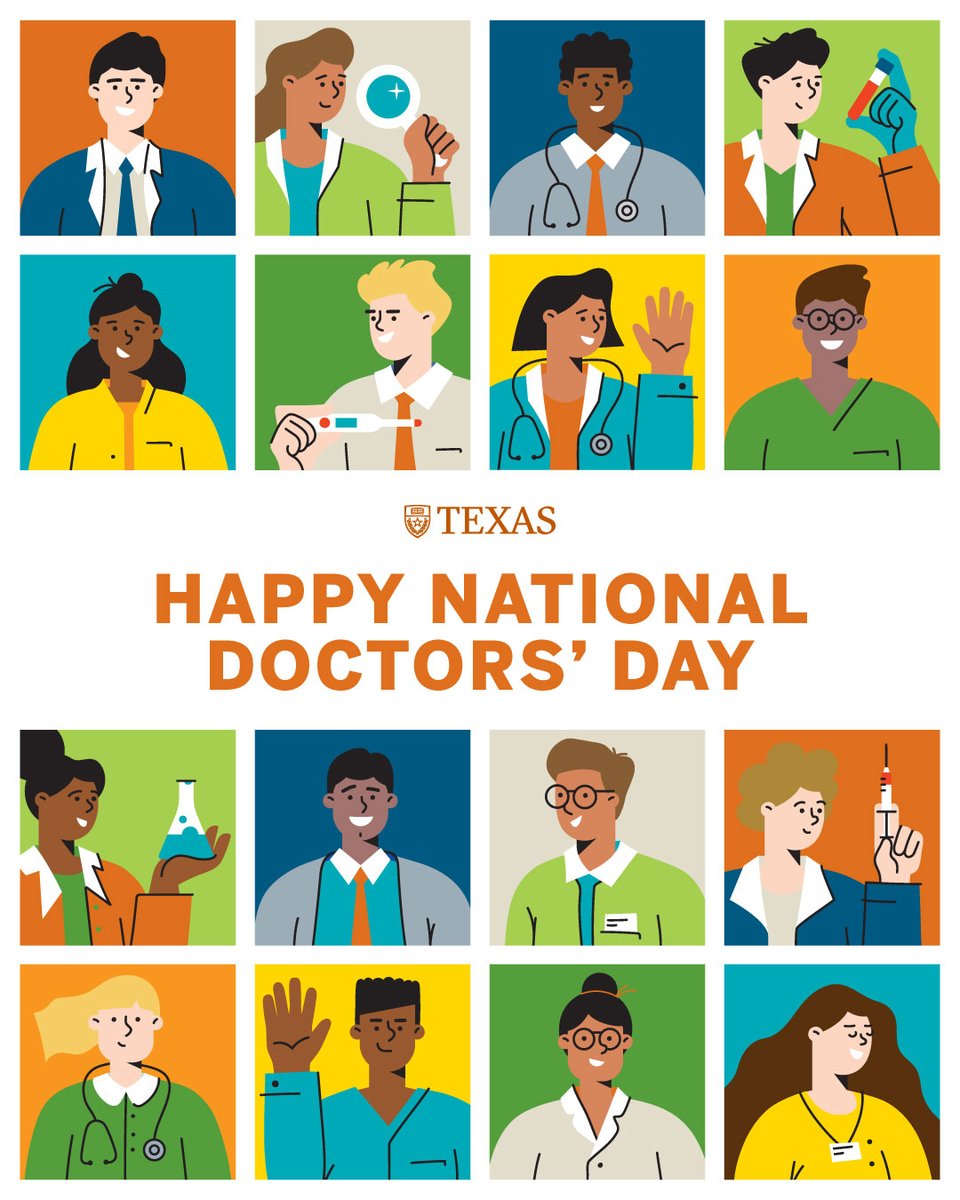 On #NationalDoctorsDay, UT Health Austin honors the physicians whose dedication, compassion, and skill make a difference every day 🤘