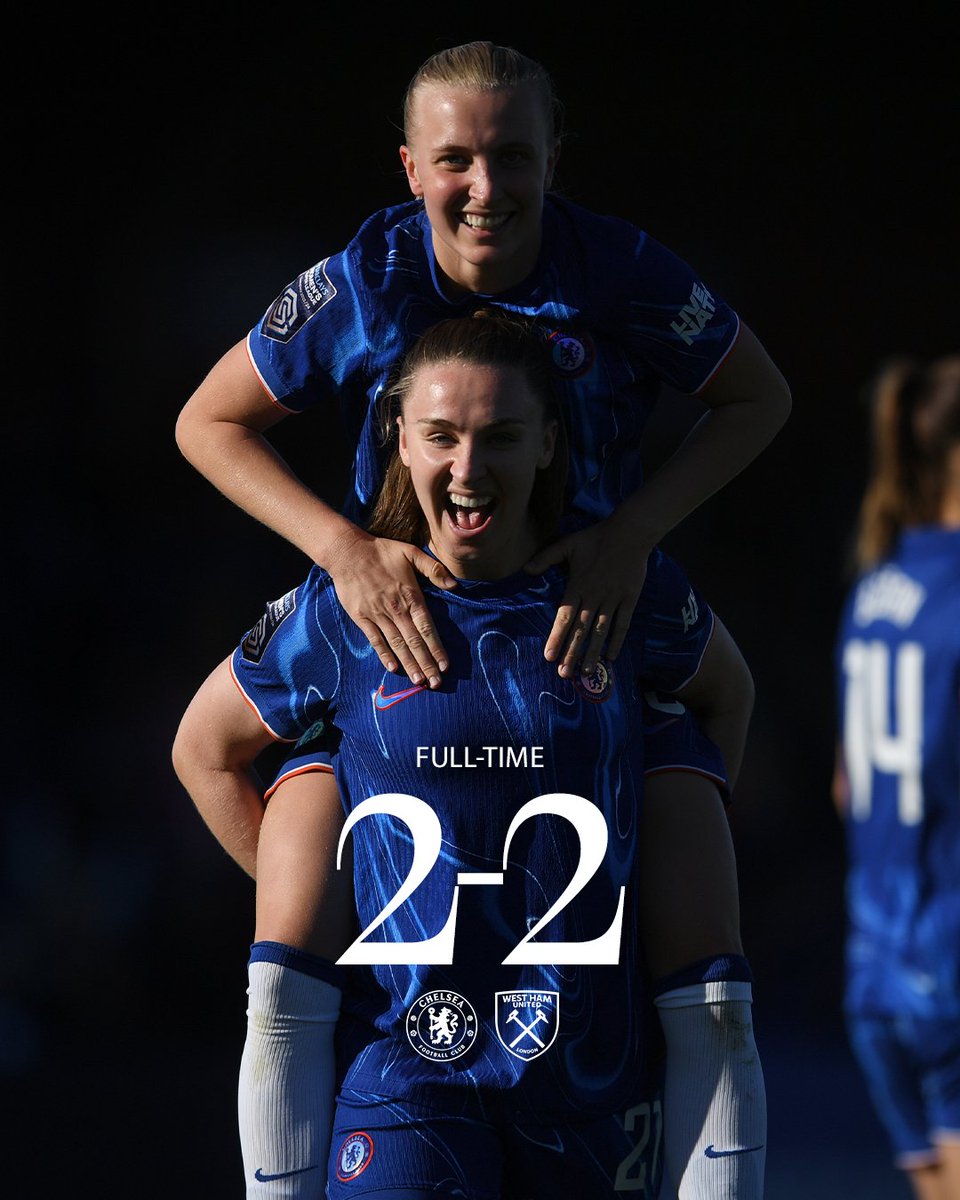 The points are shared in this London derby. 

#CFCW
