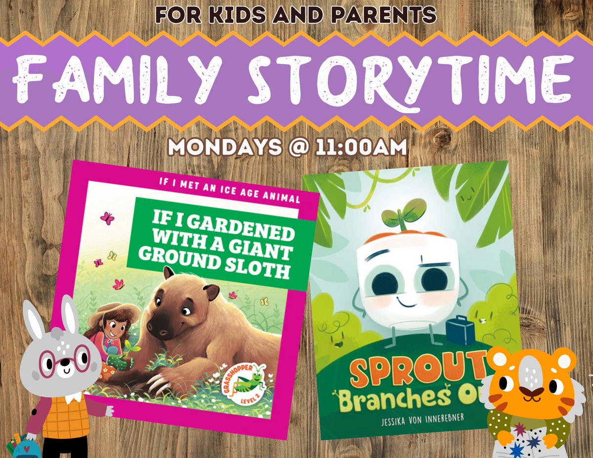 Norris_Library's tweet image. Young sprouts can join us for stories about plants this Monday at 11! We&apos;ll also have a coloring page to keep little hands busy while we read a few picture books out loud. It&apos;s completely free so drop on in for some fun!